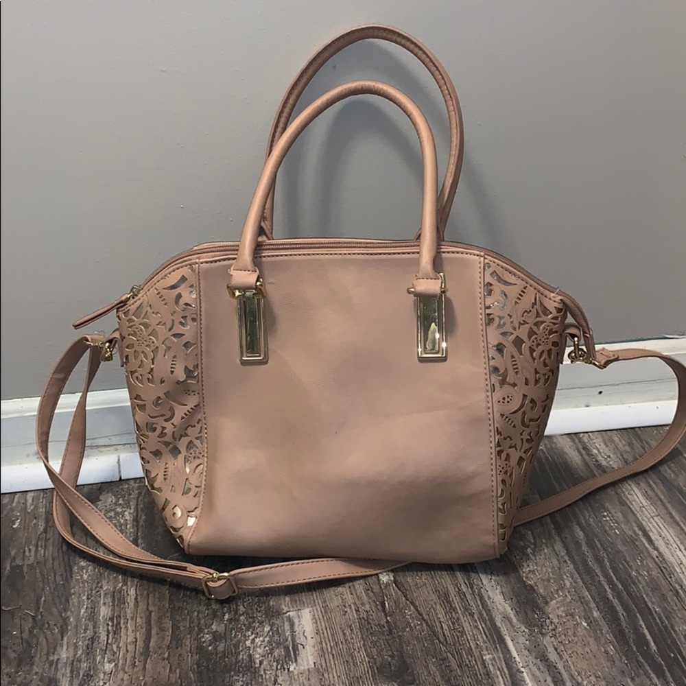 Blush pink & gold Apt. 9 Bag